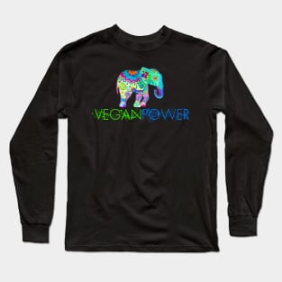 Vegan Power - Vegan Activism, Vegan Christmas, Gifts, 2023 Long Sleeve T-Shirt